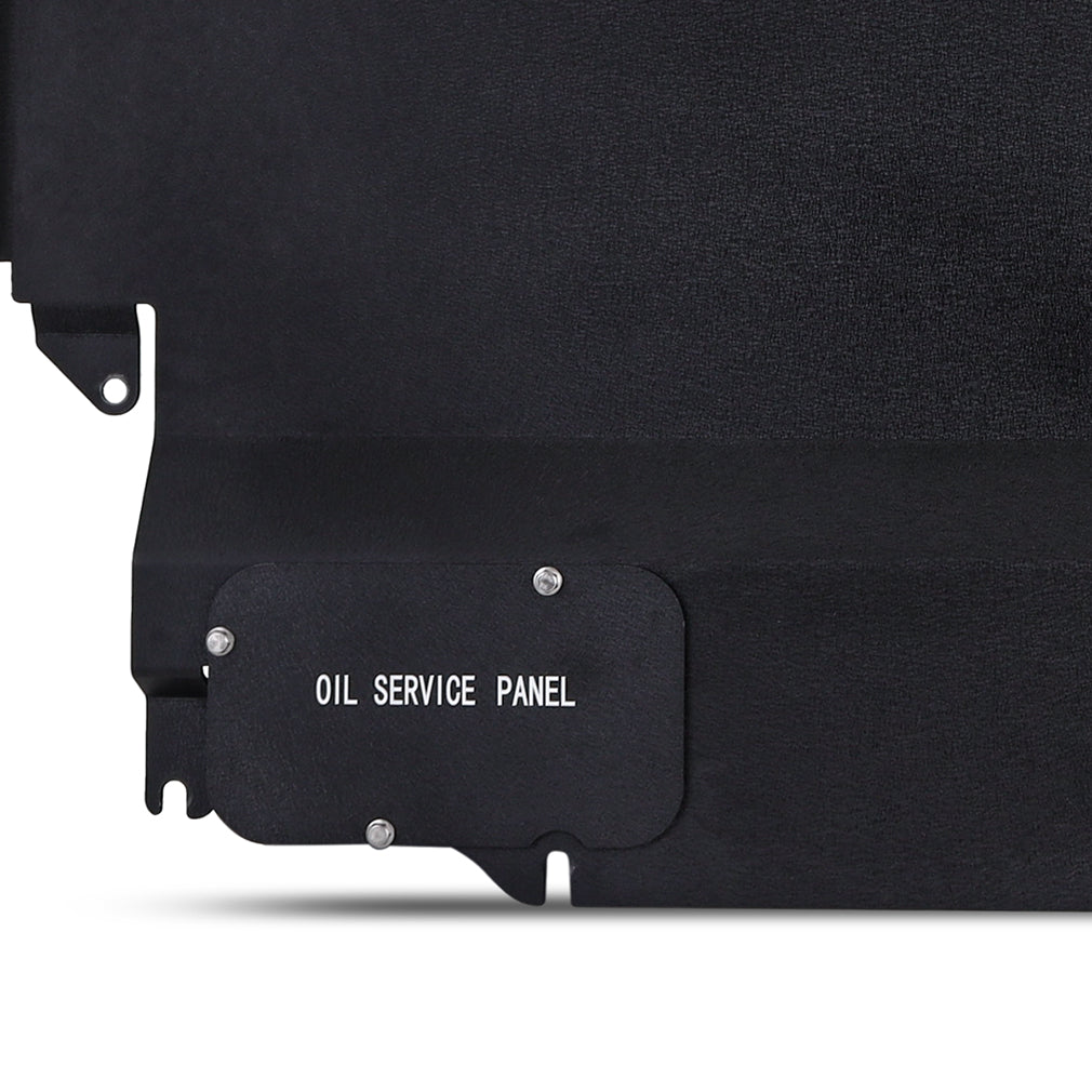 Mishimoto 2023+ Nissan Z Skid Plate Engine - Wrinkle Black - MMSD-Z-23WBK for 2023-2025 Nissan Z - side view