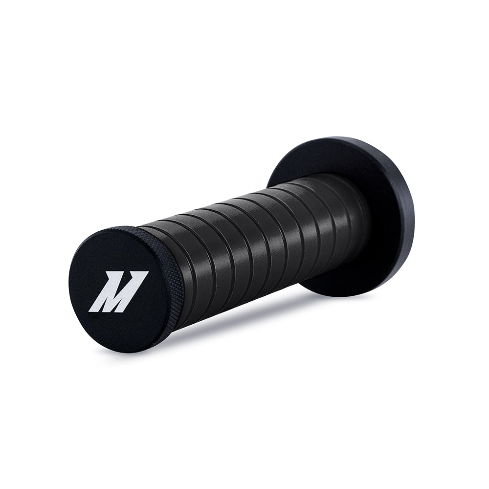 Mishimoto Weighted Grip Shift Knob - Black / Black - MMSK-BMXBKBK by Mishimoto - installed view