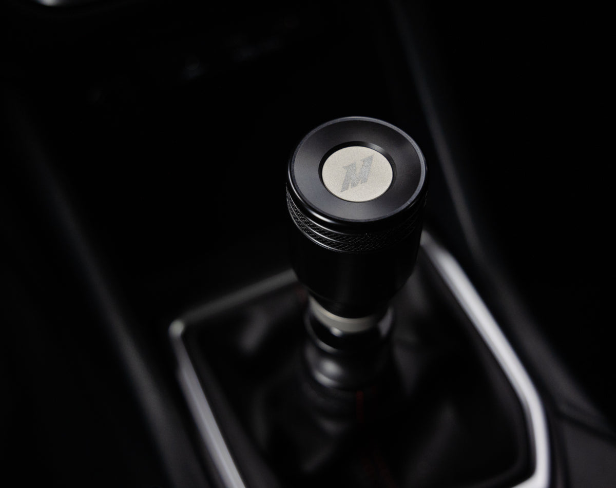 Mishimoto 2022+ Subaru WRX Shift Knob Black - MMSK-WRX-22BK for 2022-2025 Subaru WRX - installed view
