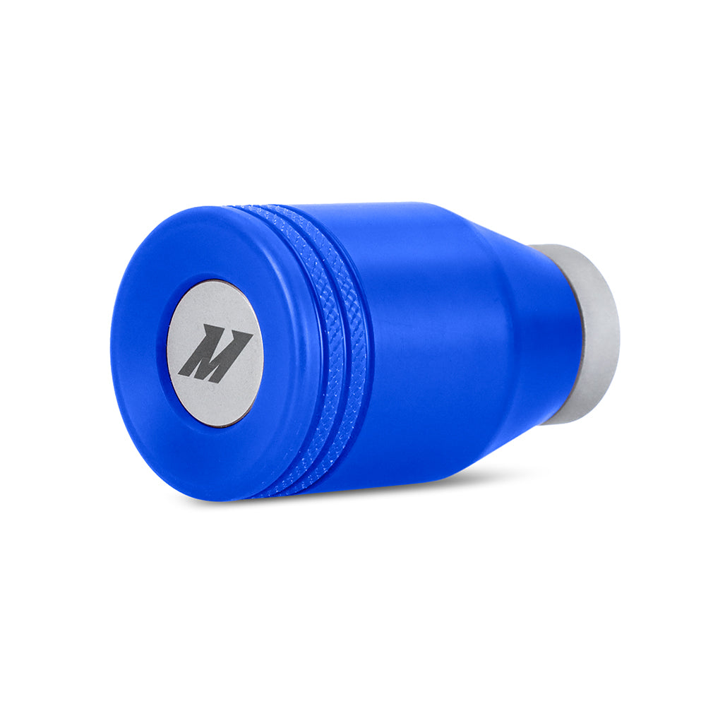 Mishimoto 2022+ Subaru WRX Shift Knob World Rally Blue - MMSK-WRX-22WRB for 2022-2025 Subaru WRX - side view
