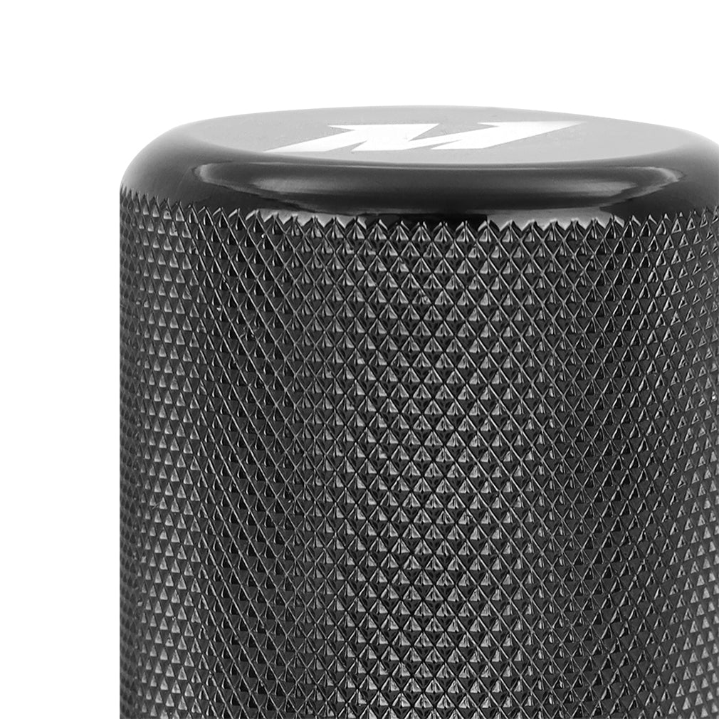 Mishimoto Weighted Shift Knob XL Black (Knurled) - MMSK-XLK-BK by Mishimoto - detail view