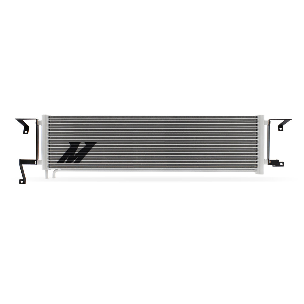Mishimoto 11-16 Ford 6.7L Powerstroke Transmission Cooler Kit Silver - MMTC-F2D-11SL for 2011-2016 Ford F 250 - angle view