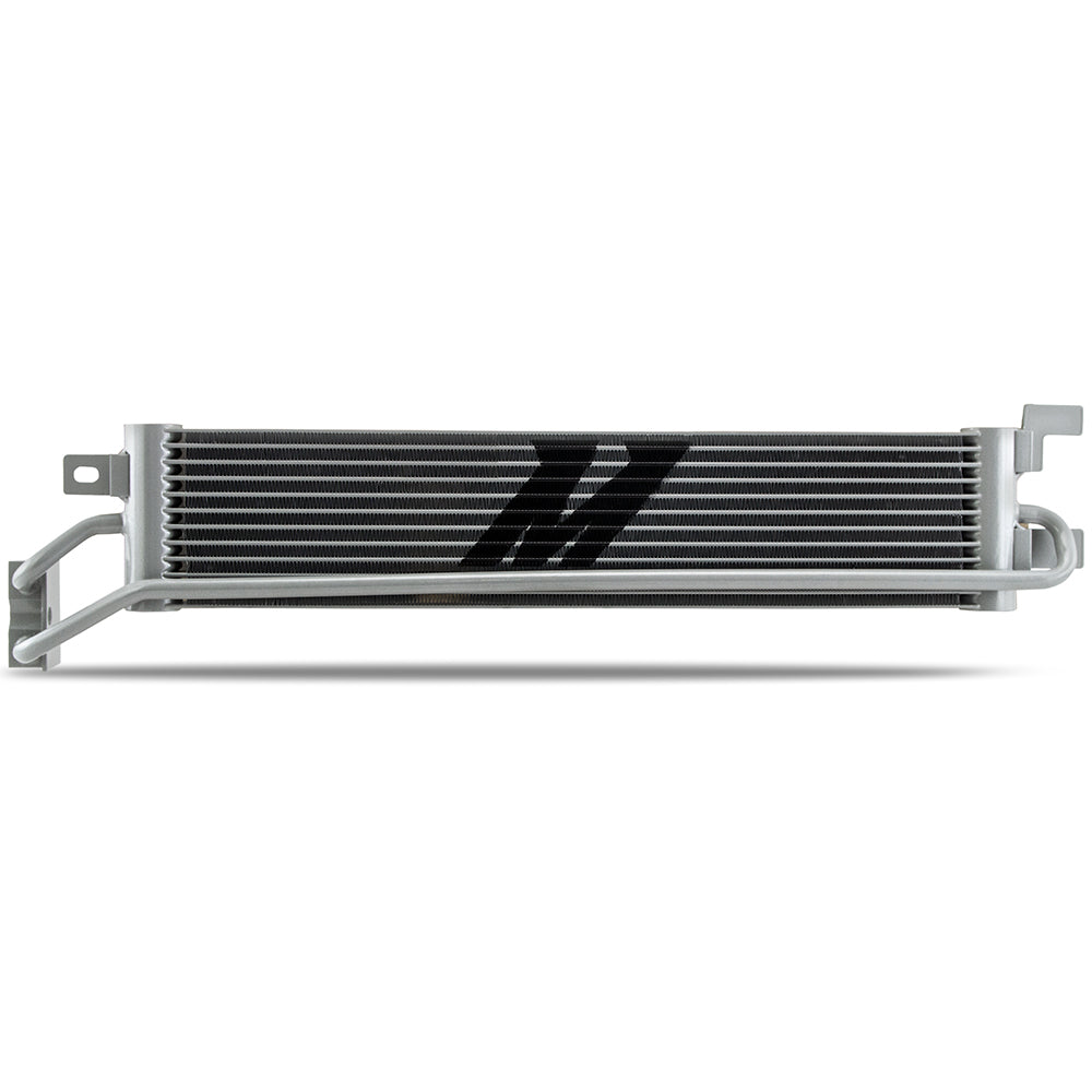 Mishimoto 2018+ Jeep Wrangler JL Performance Transmission Cooler - MMTC-JL-18SL for 2018-2026 Jeep Wrangler - installed view