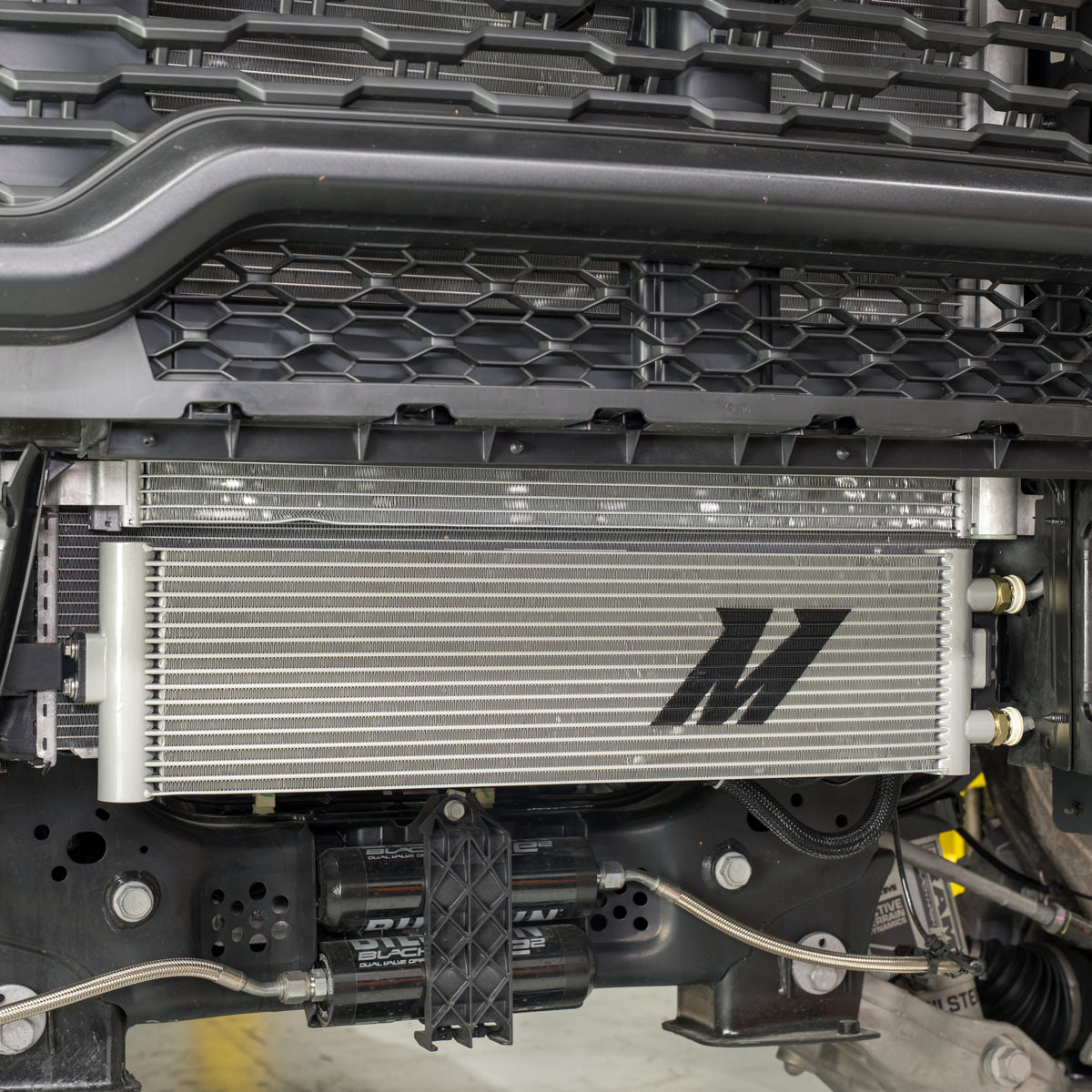 Mishimoto 2025+ Ram 1500 Transmission Cooler - MMTC-RAM-25 for 2025-2026 Ram 1500 - detail view