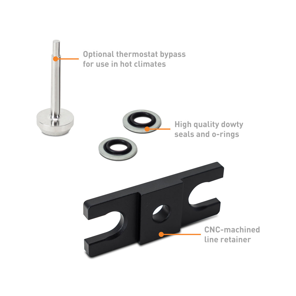 Mishimoto 2019+ RAM 6.7L Cummins Thermal Bypass - MMTC-RAM2-TBV for 2019-2024 Ram 2500 - installed view