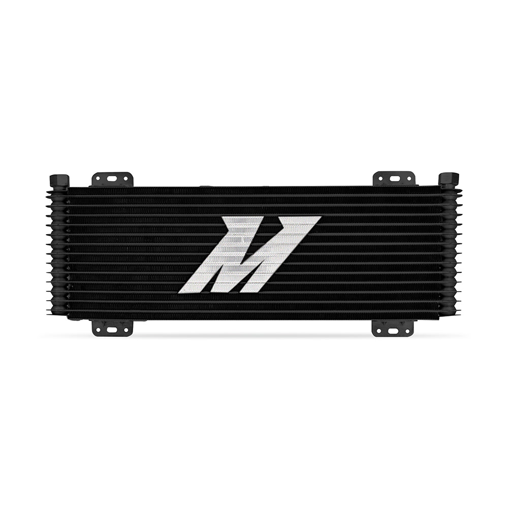 Mishimoto Universal Stacked Plate Trans Cooler 13 Row Black - MMTC-SP-13BK by Mishimoto - side view