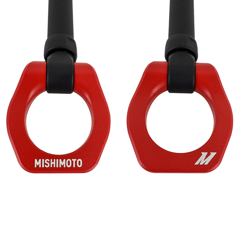 Mishimoto 02-07 Subaru WRX/STI Red Racing Front Tow Hook - MMTH-WRX-01RD for 2015-2021 Subaru WRX STI - close-up