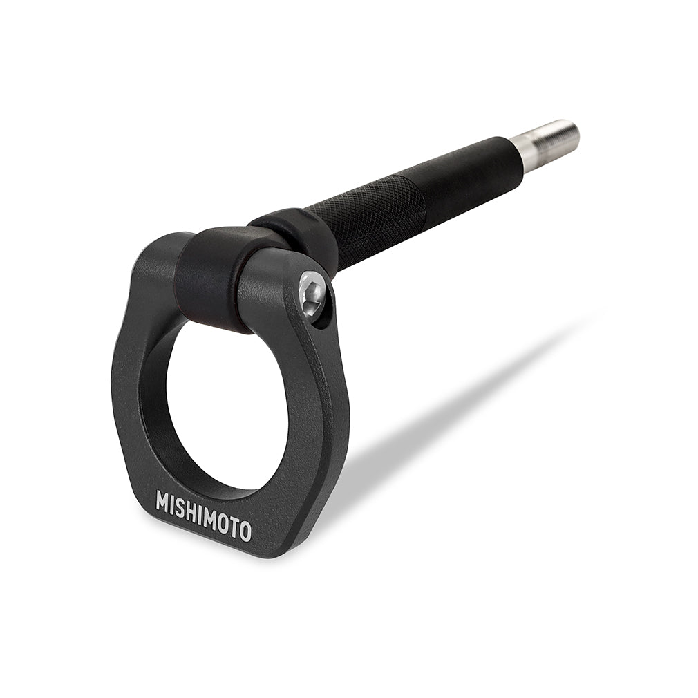 Mishimoto 2022+ Subaru WRX Front Tow Hook Black - MMTH-WRX-22BK for 2018-2025 Subaru Crosstrek - detail view