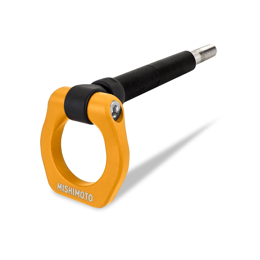 Mishimoto 2022+ Subaru WRX Front Tow Hook Gold - MMTH-WRX-22GD for 2018-2025 Subaru Crosstrek - detail view