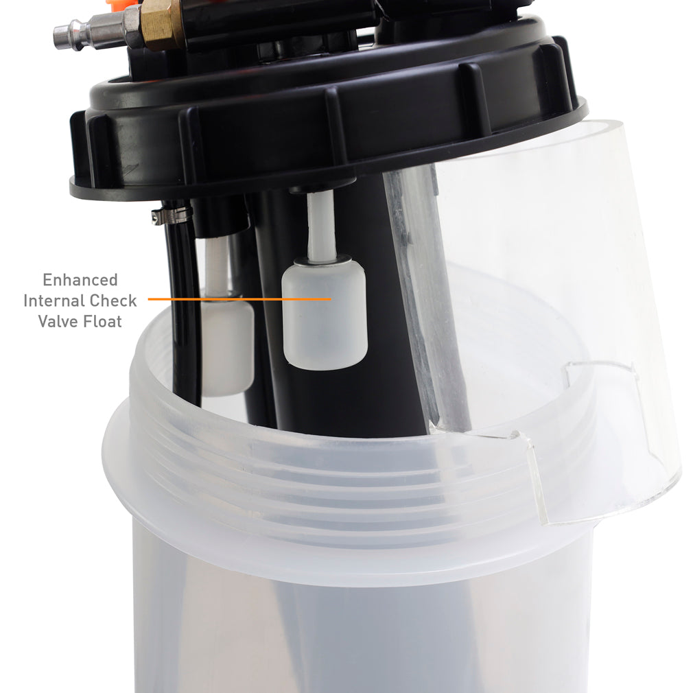 Mishimoto Fluid Extractor Manual and Pneumatic - 9.5L - MMTL-FEX-MP95 by Mishimoto - installed view