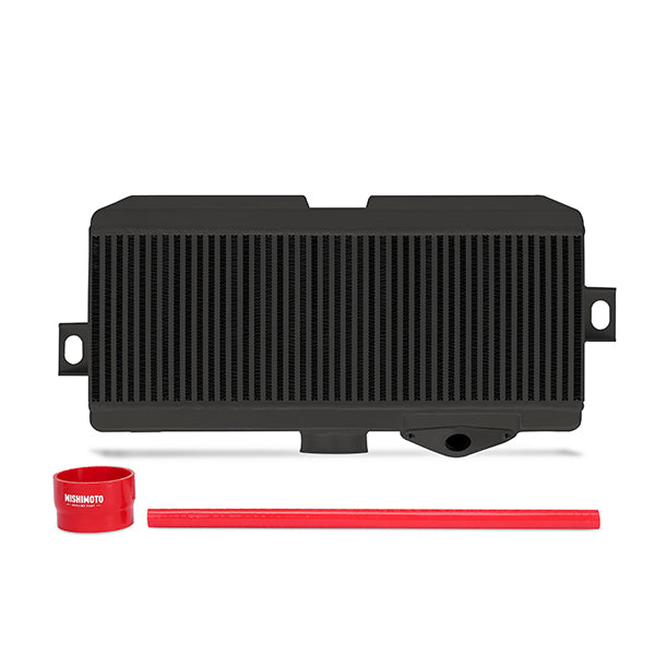 Mishimoto Subaru 08-15 WRX STi Top-Mount Intercooler Kit - Powder Coated Black & Red Hoses - MMTMIC-STI-08BKRD for 2008-2021 