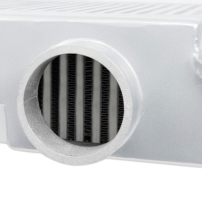 Mishimoto Subaru 08-15 WRX STi Top-Mount Intercooler Kit - Powder Coated Silver & Black Hoses - MMTMIC-STI-08SLBK for 2008-20