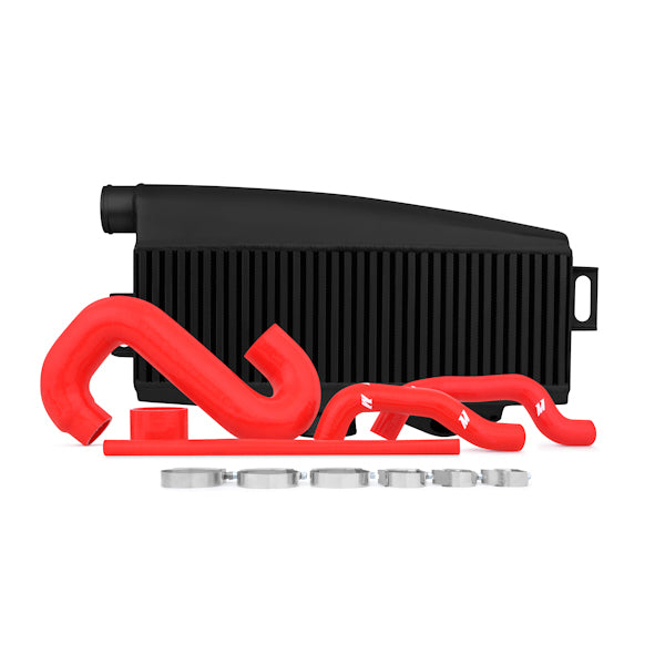 Mishimoto Subaru 02-07 WRX/04-07 STi Top-Mount Intercooler Kit - Powder Coated Black & Red Hoses - MMTMIC-WRX-01BKRD for 2015