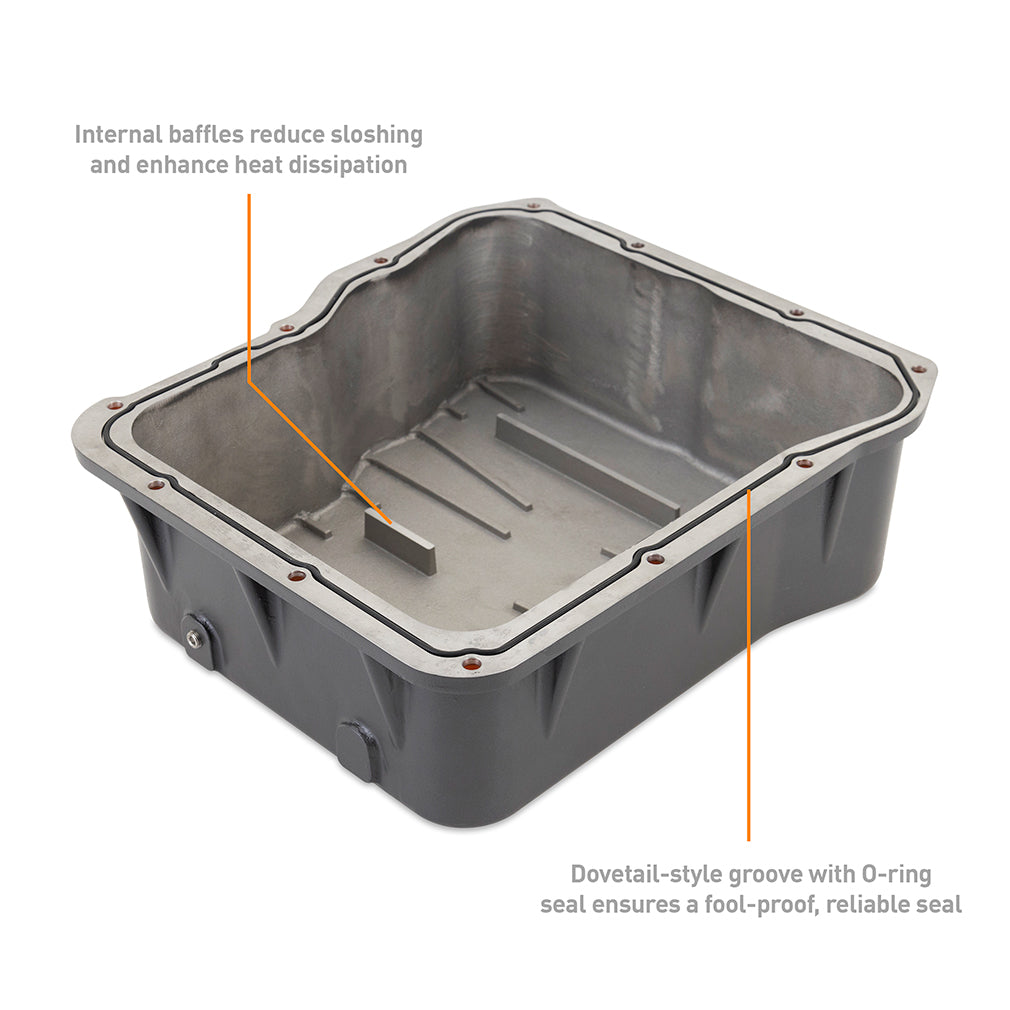 Mishimoto 01-19 Duramax Allison A1000 Transmission Pan Cast GR - MMTP-DMAX-01 for 2006-2019 Chevrolet Silverado 2500 - instal