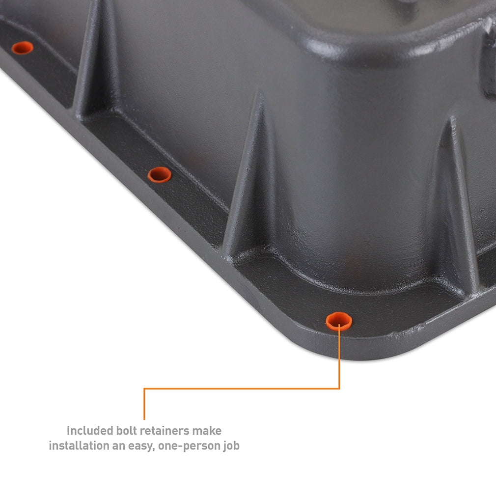 Mishimoto 01-19 Duramax Allison A1000 Transmission Pan Cast GR - MMTP-DMAX-01 for 2006-2019 Chevrolet Silverado 2500 - detail