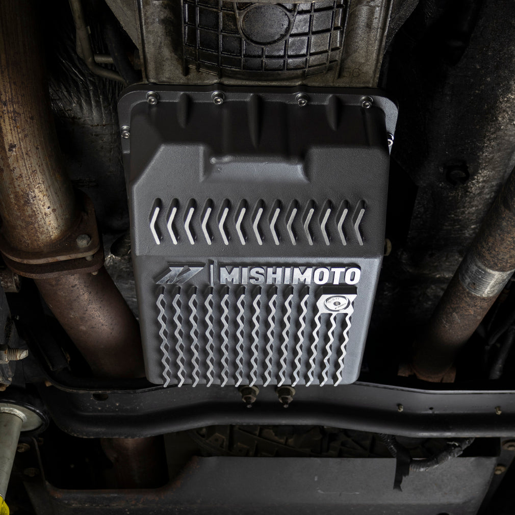 Mishimoto 89-10 Powerstroke E4OD 4R100 5R110 Trans Pan Cast GR - MMTP-F2D-89 for 1992-2013 Ford E 350 - additional view
