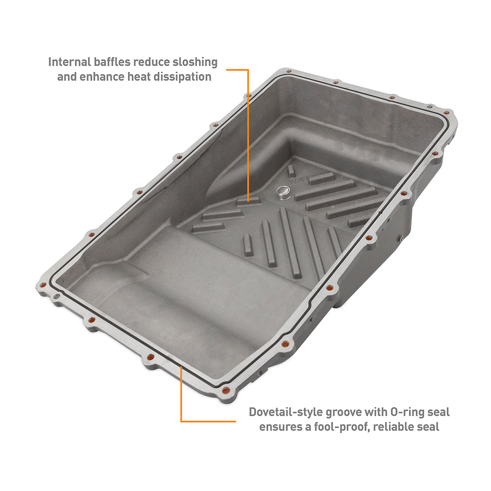 Mishimoto 2021+ Bronco 10R60 19+Rgr 17+F150 18+Mus 10R80 Trans Pan - GR - MMTP-RGR-19 for 2017-2024 Ford F 150 - detail view