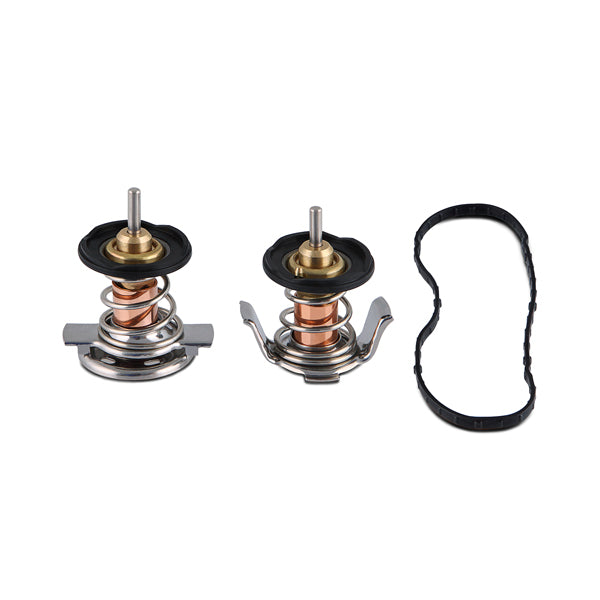 Mishimoto Ford 6.4L Powerstroke High-Temperature Thermostat (Set of 2) - MMTS-F2D-08H for 2008-2010 Ford F 250 - angle view