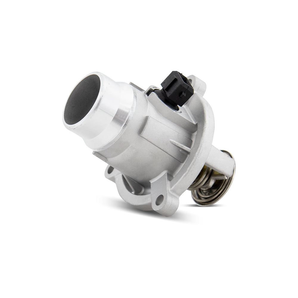 Mishimoto 15-19 BMW M3/M4 Racing Thermostat - 100C - MMTS-F80-15 for 2004-2024 BMW X5 - angle view