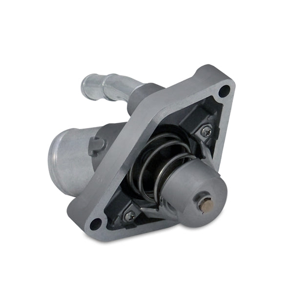 Mishimoto 09+ Nissan GTR 68 Degrees C Racing Thermostat and Housing - MMTS-GTR-09 for 2009-2024 Nissan GT R - installed view