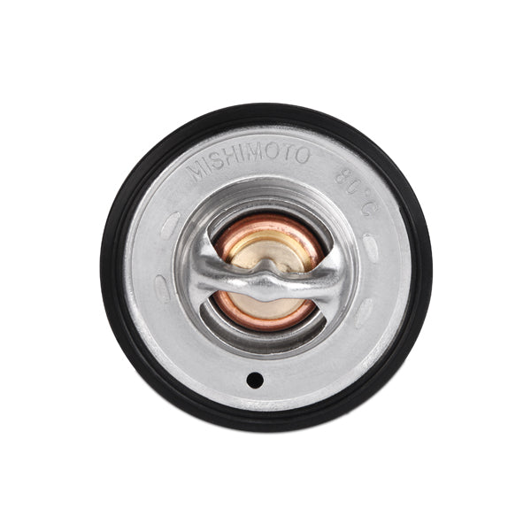 Mishimoto Nissan Altima 2.5L Racing Thermostat - MMTS-NIS-02L for 2002-2013 Nissan Altima - installed view