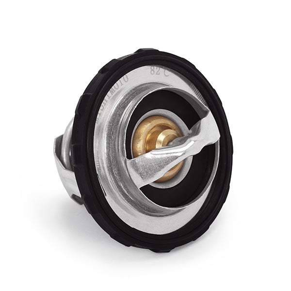 Mishimoto 2016+ Nissan Titan XD Low-Temperature Thermostat - MMTS-XD-16L for 2004-2019 Nissan TITAN - angle view