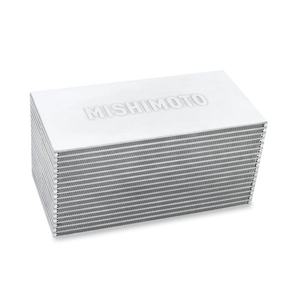 Mishimoto Universal Air-to-Water Intercooler Core - 12in / 6in / 6in - MMUIC-W4 by Mishimoto - angle view