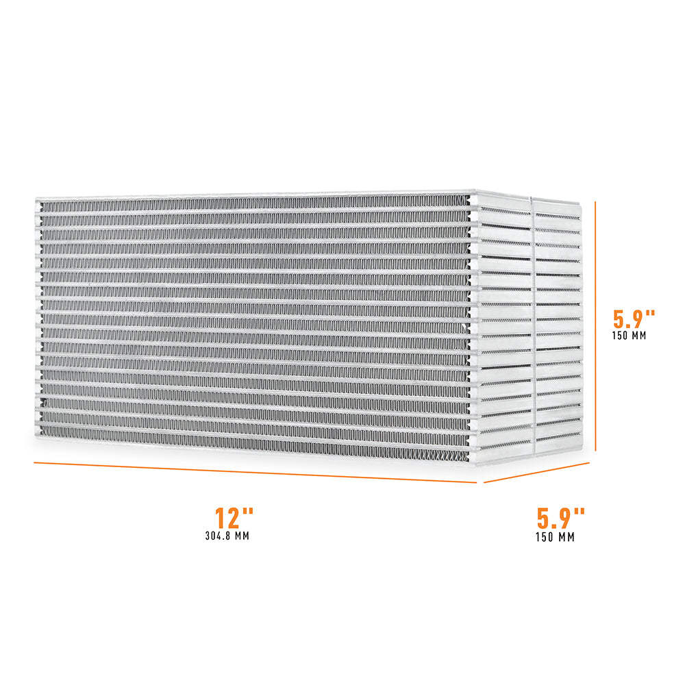 Mishimoto Universal Air-to-Water Intercooler Core - 12in / 6in / 6in - MMUIC-W4 by Mishimoto - installed view