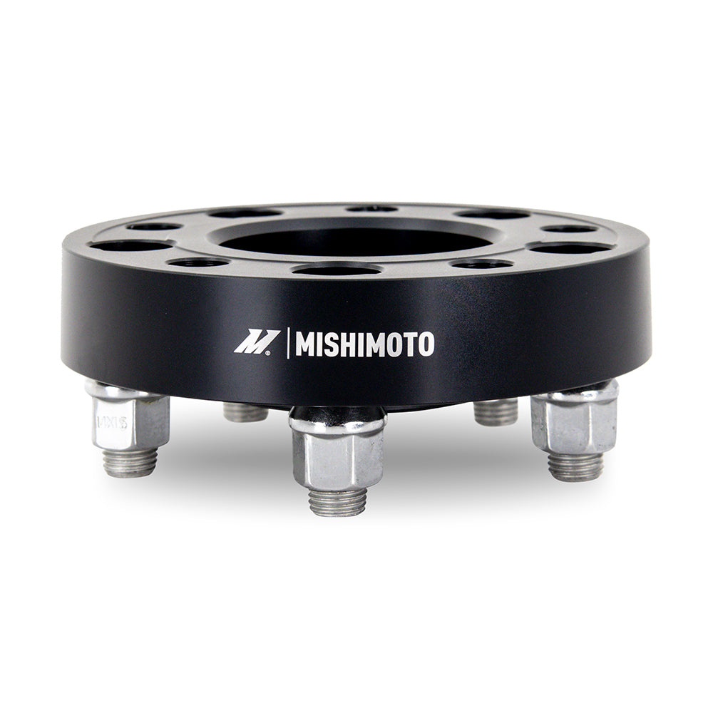 Mishimoto Wheel Spacers - 5X114.3 / 70.5 / 30 / M14 - Black - MMWS-001-300BK for 2015-2026 Ford Mustang - detail view