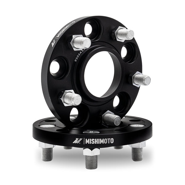 Mishimoto Wheel Spacers - 5x114.3 - 66.1 - 35 - M12 - Black - MMWS-007-350BK