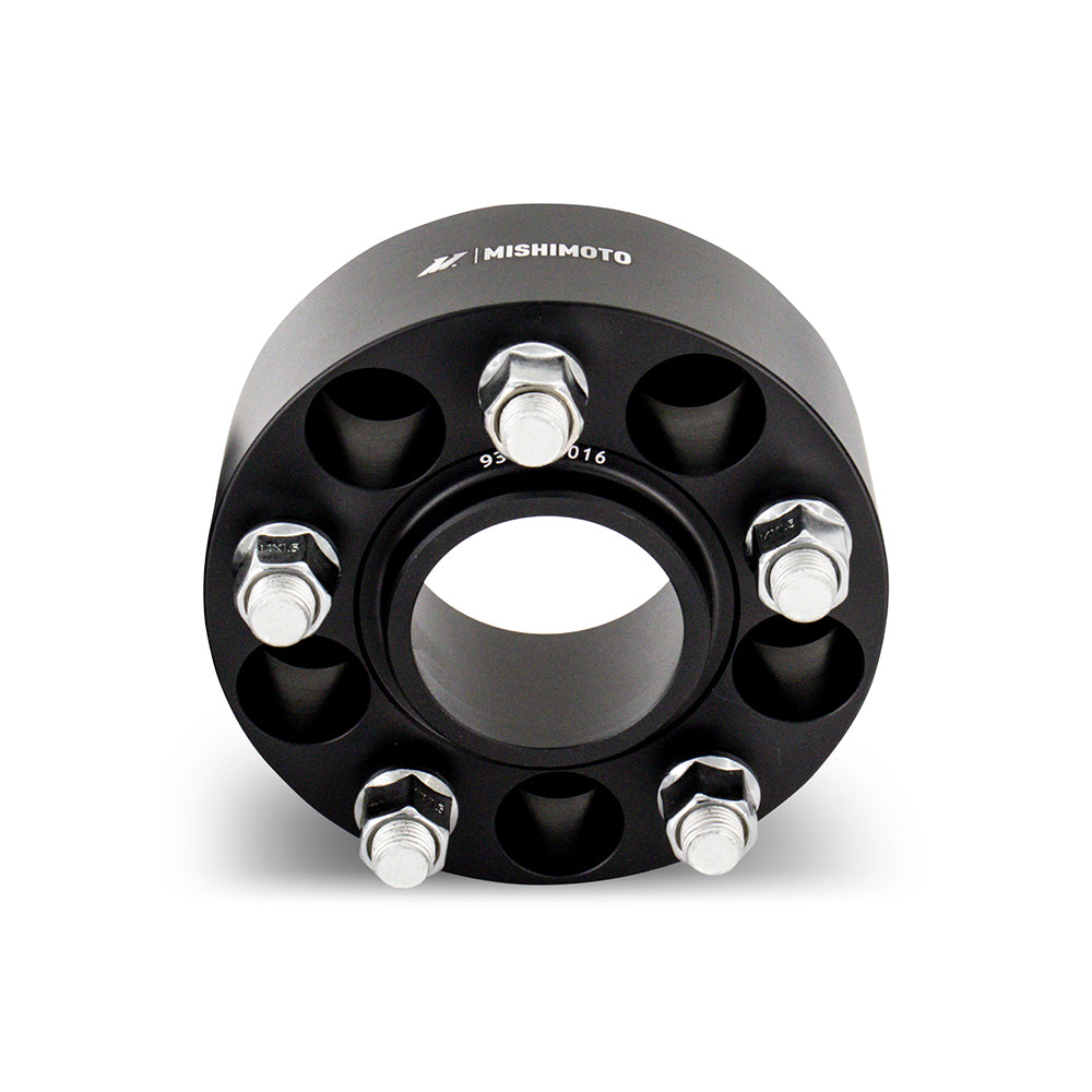 Mishimoto Wheel Spacers - 5x100 - 56.1 - 50 - M12 - Black - MMWS-008-500BK for 1993-2023 Subaru Impreza - detail view