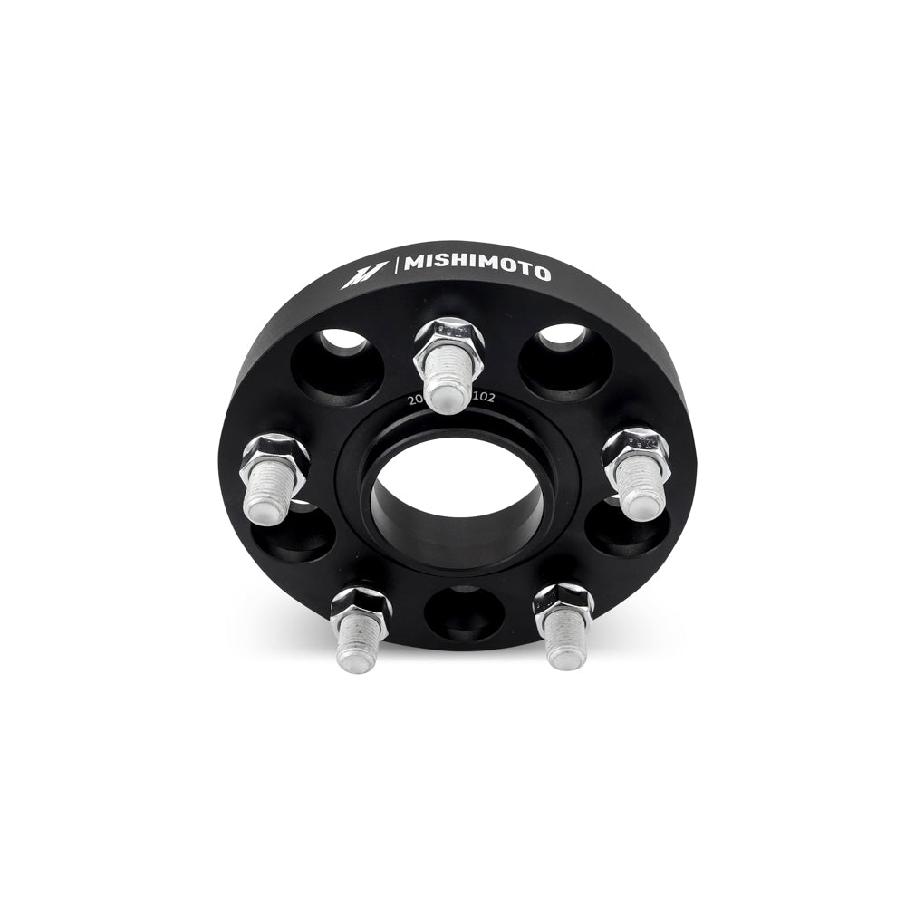 Mishimoto Wheel Spacers - 5x120 - 64.1 CB - M14 x1.5 - 25mm - BK - MMWS-013-250BK for 2005-2024 Honda Odyssey - installed vie