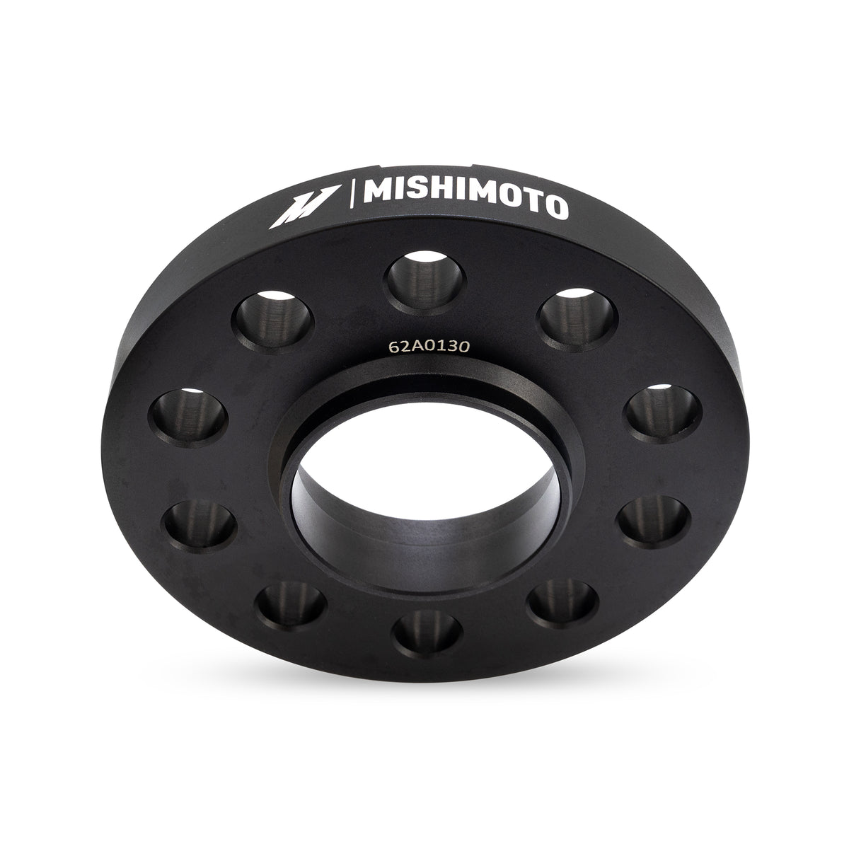 Mishimoto Wheel Spacers - 5x112 - 66.5 - 20 - M14 - Black - MMWS-015-200BK for 2015-2024 Mini Cooper - close-up