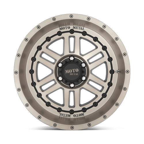 Moto Metal Mo800 Deep Six 20X10 6X135 -18MM Satin Black W/ Bronze Tint
