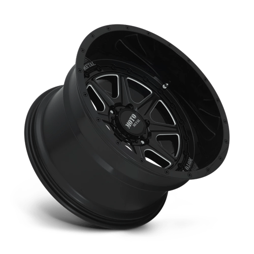 Moto Metal Mo801 Phantom 20X10 5X127 -18MM Gloss Black Milled