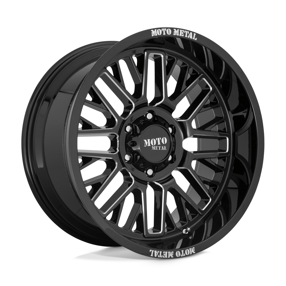 Moto Metal Mo802 Warlock 20X10 6X135 -18MM Gloss Black Milled