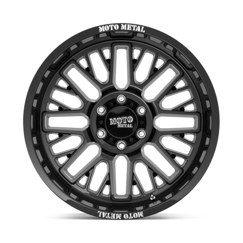 Moto Metal Mo802 Warlock 20X10 6X135 -18MM Gloss Black Milled