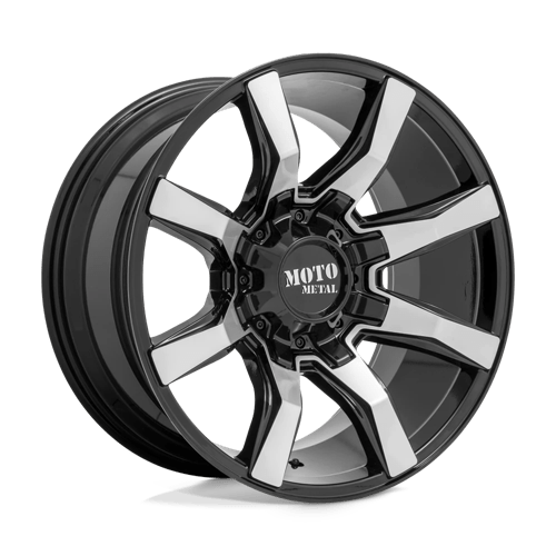 Moto Metal Mo804 Spider 22X12 8X170 -44MM Gloss Black Machined