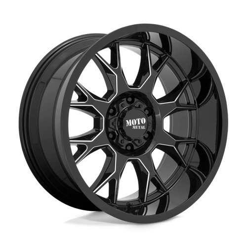 Moto Metal Mo806 20X9 5X127 +0MM Gloss Black Milled