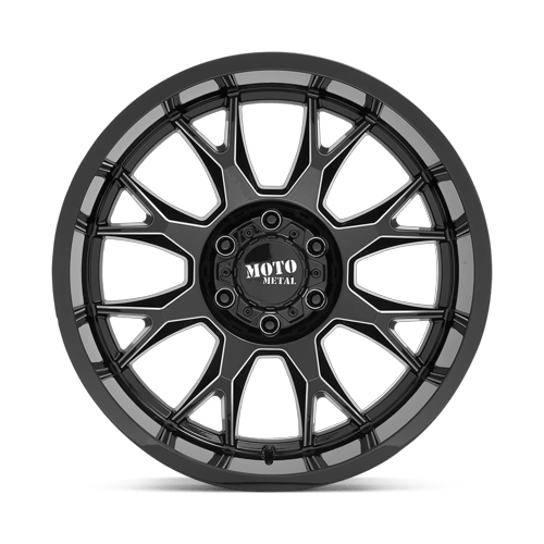 Moto Metal Mo806 20X10 6X135 -18MM Gloss Black Milled