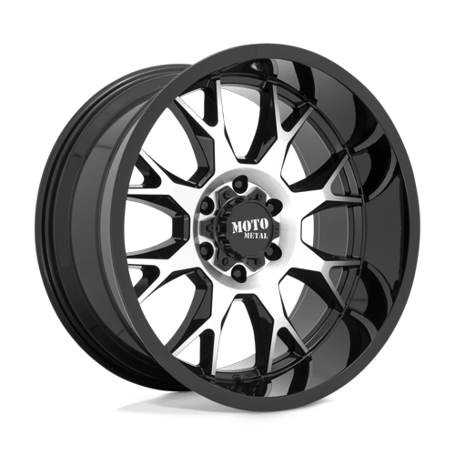 Moto Metal Mo806 20X10 5X127 -18MM Gloss Black Machined