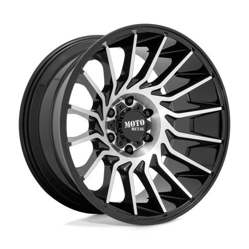 Moto Metal Mo807 22X10 6X139.7 -18MM Gloss Black Machined