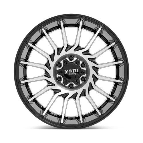 Moto Metal Mo807 22X10 6X139.7 -18MM Gloss Black Machined