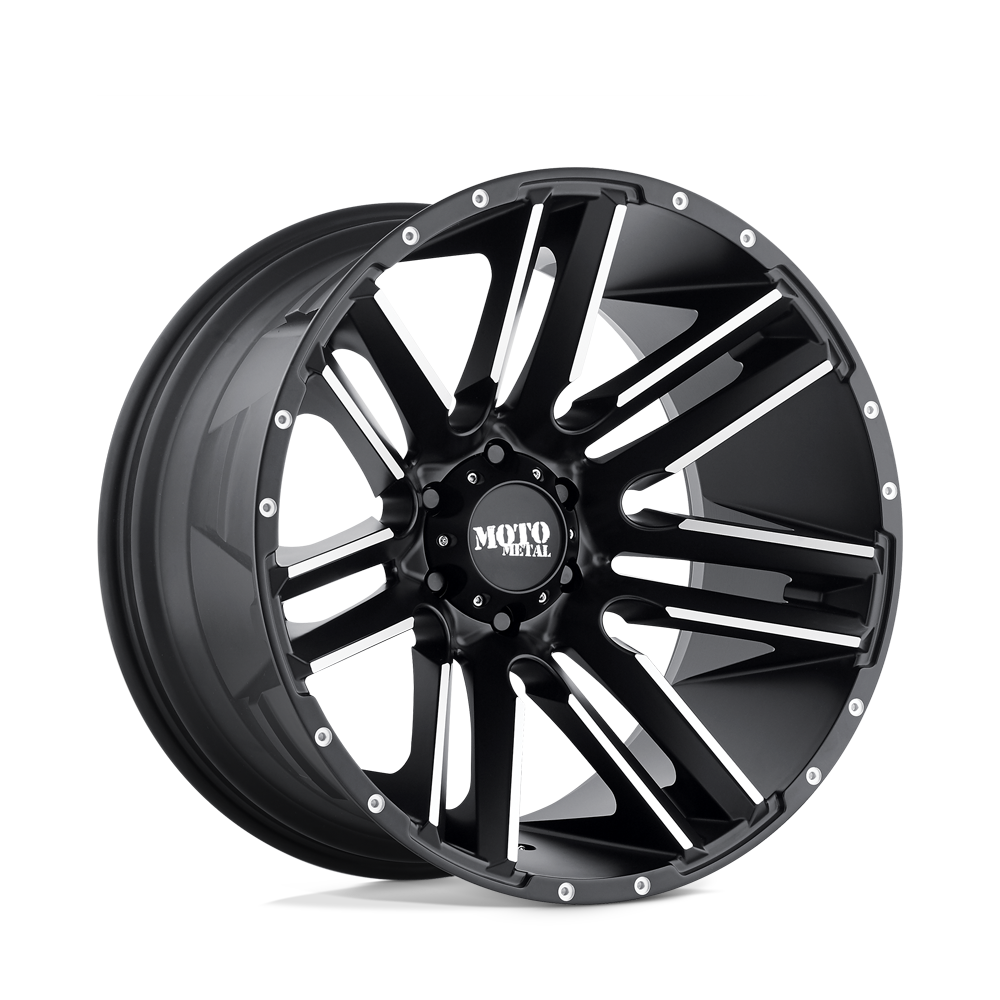 Moto Metal Mo978 Razor 20X9 5X127 +18MM Satin Black Machined