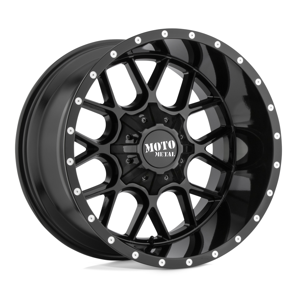 Moto Metal Mo986 Siege 20X10 5X127/5X139.7/5X139 -18MM Gloss Black