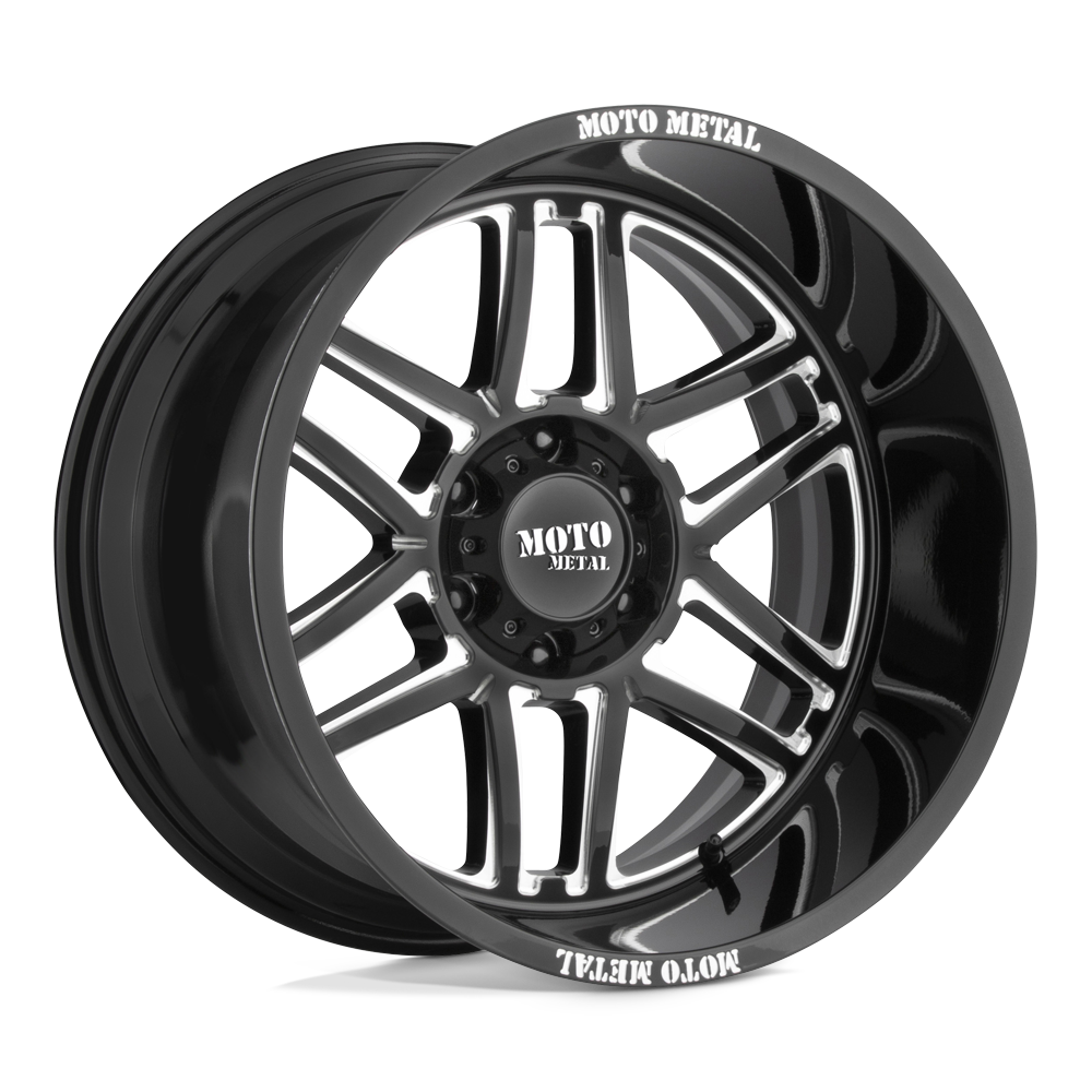 Moto Metal Mo992 Folsom 22X10 5X139.7 -18MM Gloss Black Milled