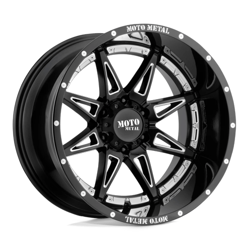 Moto Metal Mo993 Hydra 20X10 5X127 -18MM Gloss Black Milled