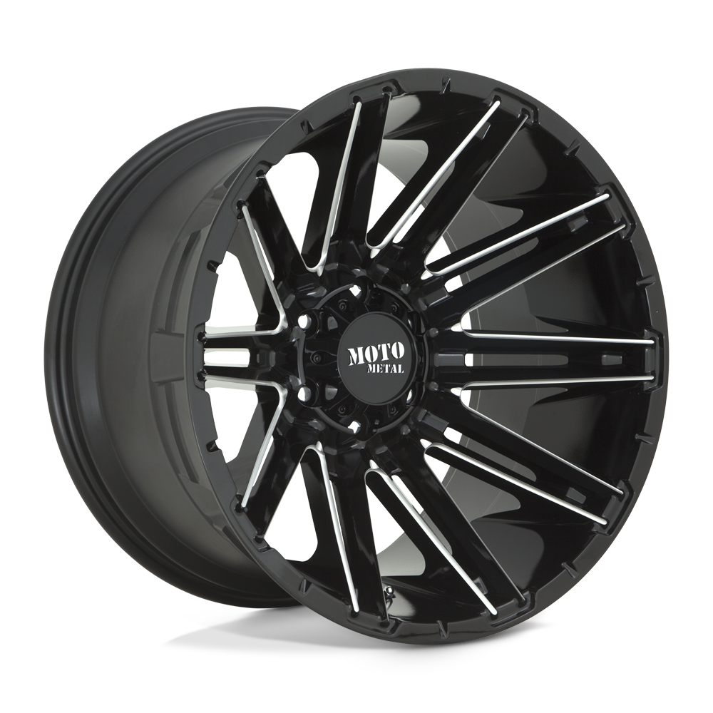 Moto Metal Mo998 Kraken 20X9 8X180 +0MM Gloss Black Milled