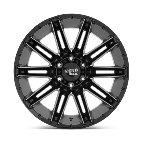 Moto Metal Mo998 Kraken 22X10 6X139.7 -18MM Gloss Black Milled
