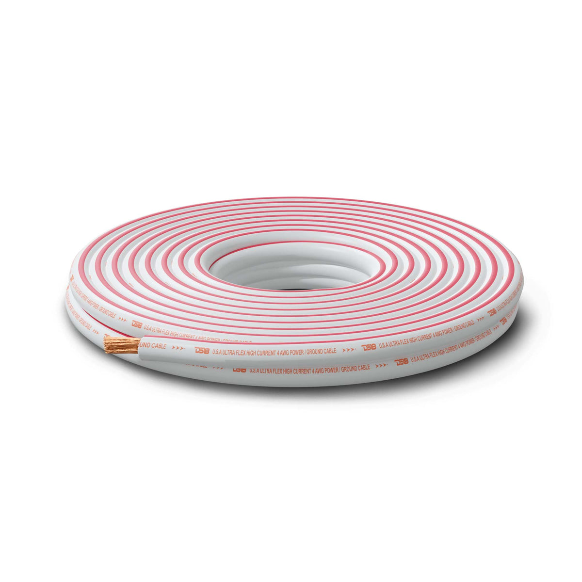 DS18 4-Gauge Power Wire 50ft - MOFC4GA50P - angle view